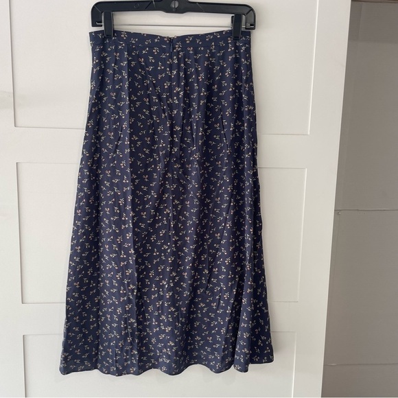 Madewell Ruffle-Wrap Midi Skirt in Spring Fling 15747 - Picture 3 of 12